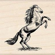 🐴 inkadinkado horse wood stamp for scrapbooking and card making - 2.25'' w x 2.25'' l logo