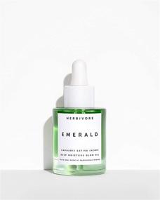 img 3 attached to 🌿 Herbivore Botanicals Emerald Deep Moisture Glow Oil - Hydrating Adaptogenic Face Oil with Squalane to Combat Aging (1 fl oz)