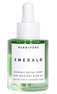 🌿 herbivore botanicals emerald deep moisture glow oil - hydrating adaptogenic face oil with squalane to combat aging (1 fl oz) logo