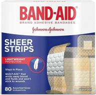 band aid sheer strips assorted each логотип