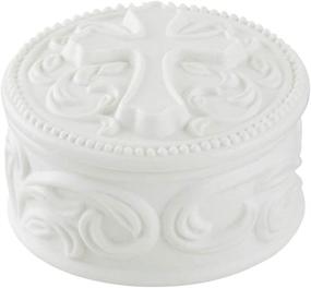 img 2 attached to White Porcelain Rosary Jewelry Box
