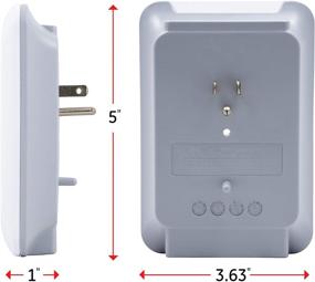 img 2 attached to GE Pro 3-Outlet Extender with 2 USB Ports: Surge Protector & Charging Station Wall Tap