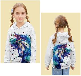 img 2 attached to 👕 Fashionable Novelty Printed Boys' Hoodies Pullover Sweatshirt for Hoodies & Sweatshirts