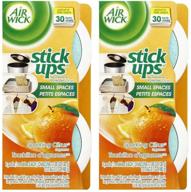 🍊 air wick stick ups air freshener, sparkling citrus 2 ct (pack of 2) – long-lasting odor eliminator for any space logo