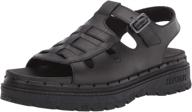 👡 skechers women's fisherman sandal in black: stylish and comfortable women's shoes logo