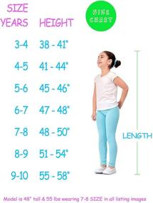 img 2 attached to 👧 Stretch Toddler Girls' Leggings by DEAR SPARKLE - Clothing for Fashionable Leggings