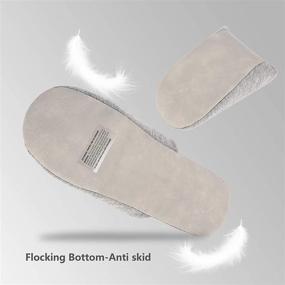 img 1 attached to 🥿 BUXTON Cozy Lightweight Memory Foam Slippers for Women and Men (Unisex) | Foldable Indoor Slippers with Mesh Bag - Ideal for Home, Travel, Spa, and Hotel