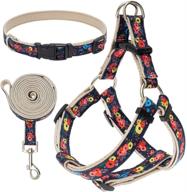 🐾 expawlorer no-pull dog harness and leash set with collar - heavy-duty & adjustable basic harness for small to medium dogs & cats logo