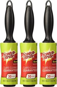 img 4 attached to Эффективный липучка 3M Scotch с 30 листочками: получите 3 упаковки для эффективного удаления катышек.