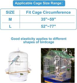 img 1 attached to GAGILAND Catcher Birdcage Netting Parrot