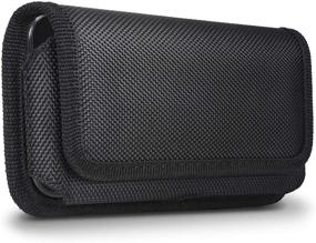 img 4 attached to miadore iPhone X Belt Case - Secure Holster with Magnetic Flap, Belt Loops and Elastic Side