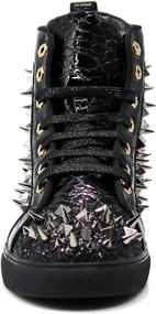 img 2 attached to Enzo Romeo Rhinestone Sneakers Numeric_9_Point_5 Men's Shoes