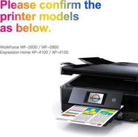 img 3 attached to 🖨️ Uniwork Remanufactured 212XL Ink Cartridge Replacement for Epson XP-4100 XP-4105 WF-2830 WF-2850 Printer Tray - 3 Pack (1 Cyan, 1 Magenta, 1 Yellow)