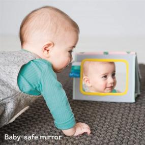 img 2 attached to 🐨 Taf Toys Koala Soft Crinkle Activity Book for Infants - Enhancing Tummy-time with Huge Baby Safe Mirror, Interactive 3D Activities, Textures, and a Gentle Baby Teether