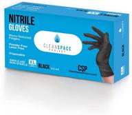 nitrile gloves disposable powder industrial logo