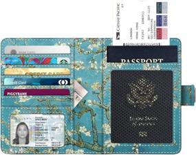 img 3 attached to Fintie Passport Премиум Кожаный блокады RFID
