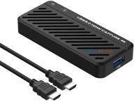 🎮 digitnow 4k hdmi video capture card | game capture device 4k 30fps | zero-lag passthrough & ultra-low latency usb 3.0 | ideal for gaming, streaming, ps5, ps4, xbox series x/s, xbox one, nintendo switch logo