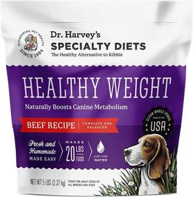 img 4 attached to 🐶 Dr. Harvey's Specialty Diet Healthy Weight Beef Recipe: Premium Dehydrated Dog Food with Human Grade Beef