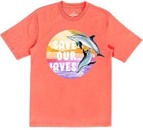 img 3 attached to 🐬 Paradise Dolphin Caribbean Girls' Clothing by Guy Harvey