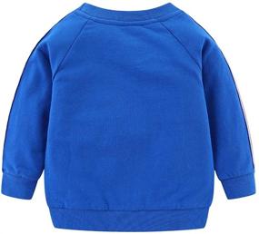 img 1 attached to 🦕 Dino-inspired Mud Kingdom Sweatshirt: Cozy Crewneck Boys' Clothing