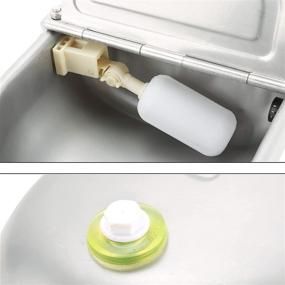 img 3 attached to 🐴 NATGAI Stainless Steel Automatic Waterer Bowl - Float Valve & Drainage Hole - Farm Grade for Horse, Cattle, Goat, Sheep, Dog
