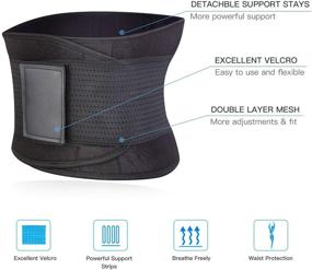 img 3 attached to Climax Lumbar Support Belt Postpartum Sports & Fitness