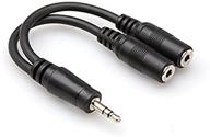 🎧 hosa ymm-232 3.5mm trs to dual 3.5mm trsf y cable - the perfect audio splitter logo
