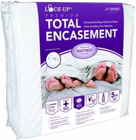 img 4 attached to 🛏️ Enhanced Bed Bug Protection: JT Eaton Lock-Up Total Encasement Mattress Cover, Full