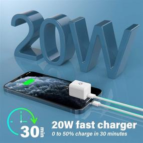 img 3 attached to 🔌 NYZ 20W USB-C Power Adapter Fast Charger | True Fast Charging Power Brick for iPhone 12/12 Mini/12 Pro/12 Pro Max/11, Galaxy (Cable Excluded)