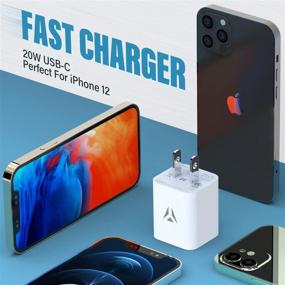 img 2 attached to 🔌 NYZ 20W USB-C Power Adapter Fast Charger | True Fast Charging Power Brick for iPhone 12/12 Mini/12 Pro/12 Pro Max/11, Galaxy (Cable Excluded)