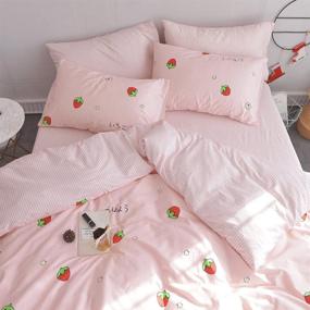 img 2 attached to MICBRIDAL Strawberry Pillowcases Japanese Comforter