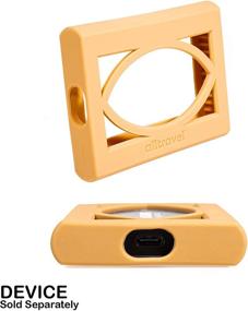 img 1 attached to 📦 Gold External SSD Bumper Sleeve for Samsung T5 Portable 250GB, 500GB, 1TB, 2TB USB 3.0 External Solid State Drives - Super Strong Anti-Shock Protection against Shake, Drop, and Impact, by Alltravel