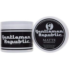 img 1 attached to 💇 Gentlemen Republic 4oz Matte Paste - Amplify Your Styling Experience