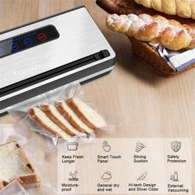 img 3 attached to Upgrade Your Food Preservation with the Vacuum Sealer Machine: Efficient Automatic Saver for Dry & Moist Food, including One Roll sealing Bag!