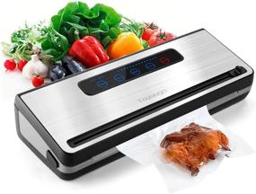 img 4 attached to Upgrade Your Food Preservation with the Vacuum Sealer Machine: Efficient Automatic Saver for Dry & Moist Food, including One Roll sealing Bag!