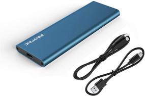 img 4 attached to DMLIANKE M.2 NVME корпус: Портативный чехол USB 3.1 Gen 2 для M.2 NVMe SSD (синий)