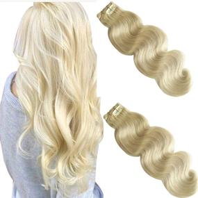 img 4 attached to Extensions Blonde 180Grams Resistant Platinum