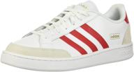 adidas grand court tennis white men's shoes in athletic logo