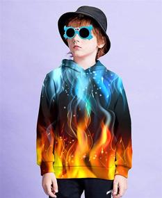 img 2 attached to Hgvoetty Hoodies Unisex Colorful Sweatshirt Boys' Clothing for Fashion Hoodies & Sweatshirts