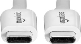 img 3 attached to ⚡ Белый кабель зарядного адаптера длиной 3 фута USB Type-C к USB Type-C 3.1 Gen1 от Amazon Basics