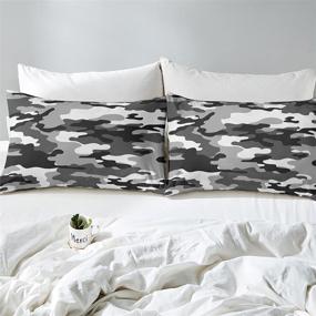 img 1 attached to Camouflage Lightweight Comforter Geometric Collection