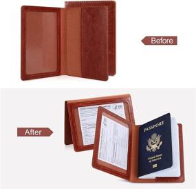 img 1 attached to Labato Passport Vaccine: Premium Leather Travel Accessories for Vaccination