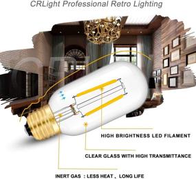 img 3 attached to 💡 Tubular Dimmable LED Bulb - Equivalent Filament, Powered by CRlight