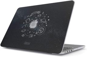 img 4 attached to 🌌 Glitbit Hard Case Cover for MacBook Pro 13 Inch 2012-2015 Release, A1502/A1425 Retina Display, Galaxy Star Planet Sun Earth Moon Universe Cosmic Cosmos Space