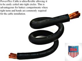 img 1 attached to ⛳ High-performance 1/0 Gauge Golf Cart Battery Cables - Perfect Fit for EZGO RXV Golf Carts