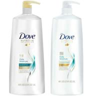 🧴 dove nutritive solutions daily moisture shampoo and conditioner duo set, 40 oz pump bottles logo