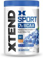 🍧 xtend sport bcaa powder blue raspberry ice - enhanced recovery & hydration electrolyte powder - 30 servings logo