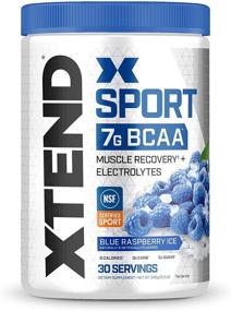 img 4 attached to 🍧 XTEND Sport BCAA Powder Blue Raspberry Ice - Enhanced Recovery & Hydration Electrolyte Powder - 30 Servings