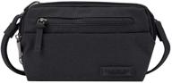 👜 travelon's secure & stylish anti-theft metro convertible crossbody bag - small size logo