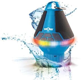 img 4 attached to 🔊 Динамик World of Watersports Wow-Sound - Bluetooth, водонепроницаемый, ударопрочный, плавающий динамик с увеличенным временем работы аккумулятора, светодиодной подсветкой и удобным держателем для кружки.